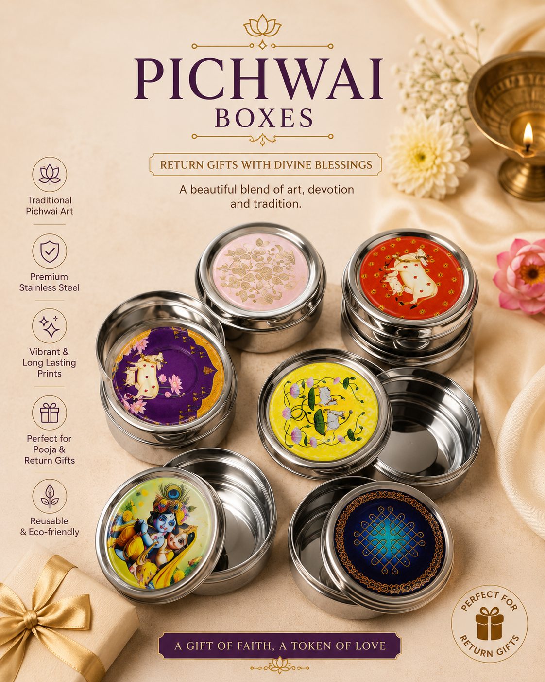 Pichwai Boxes
