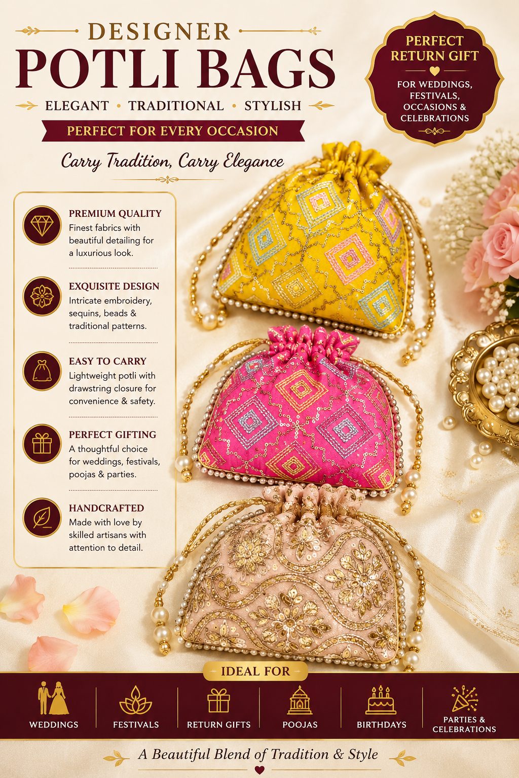 Designer Potli Bags