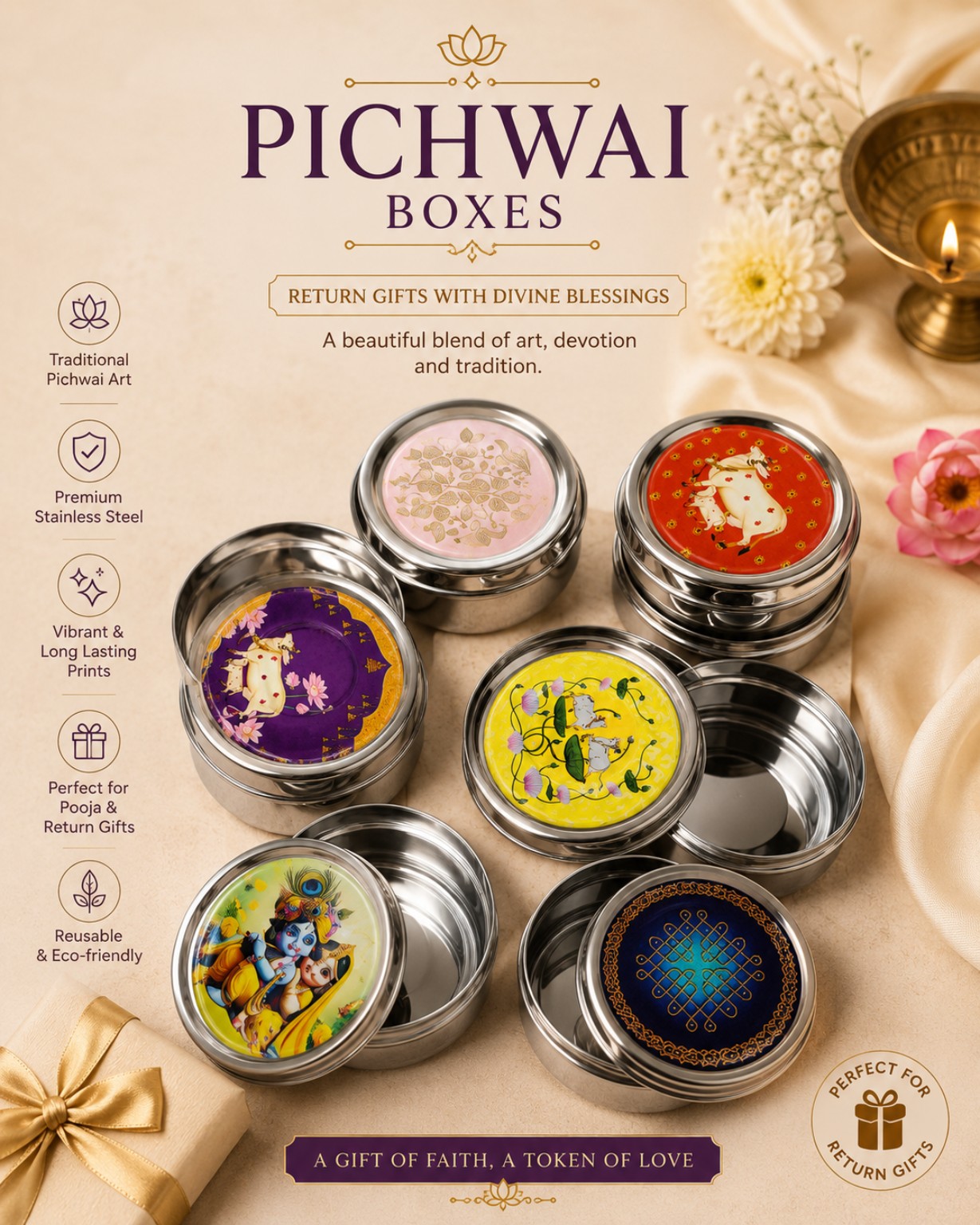 Pichwai Boxes